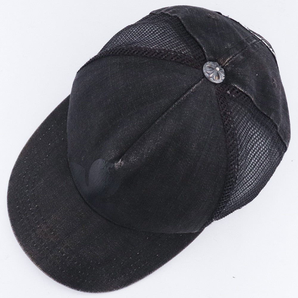 CHROME HEARTS BS Fleur Baseball Cap Black Size ONE SIZE