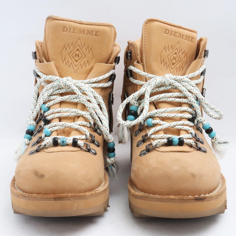 ALANUI x DIEMME Roccia Fringe Ankle Boots Beige Size EU 41