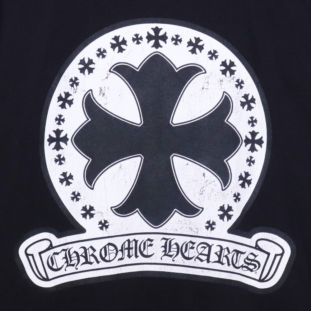 CHROME HEARTS Old Back CH Plus Logo T-Shirt Black Size M
