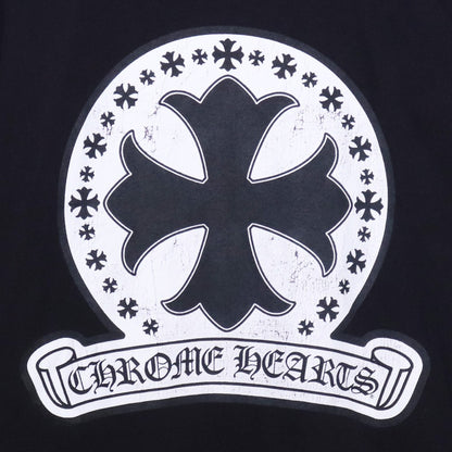 CHROME HEARTS Old Back CH Plus Logo T-Shirt Black Size M