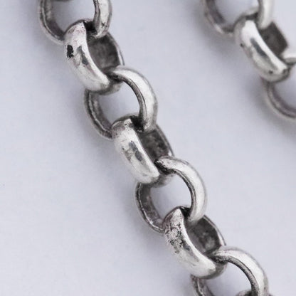 CHROME HEARTS Roll Chain Necklace Silver Size ONE SIZE