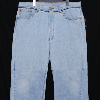 READYMADE 24SS Wide Flare Denim Jeans Indigo Size W36 L31