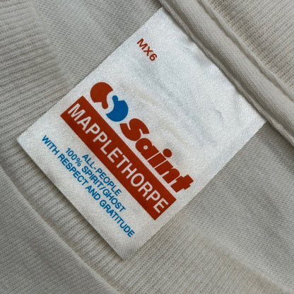 SAINT MICHAEL 25SS Mapplethorpe Collab T-Shirt White Size XL