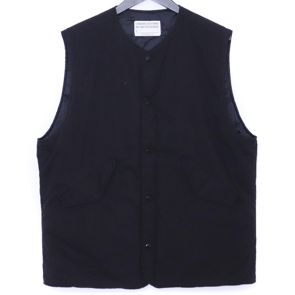 STANDARD CALIFORNIA SD Reversible Army Vest Black Size L