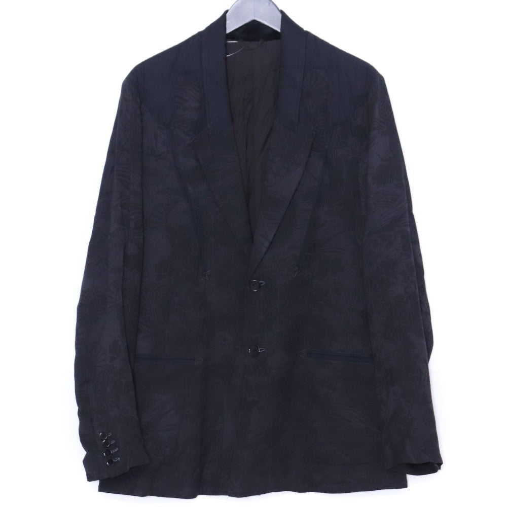 IROQUOIS Kimono Jacquard Blazer Black Jacket Size 1