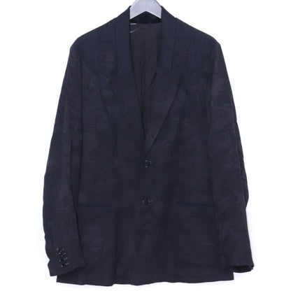 IROQUOIS Kimono Jacquard Blazer Black Jacket Size 1