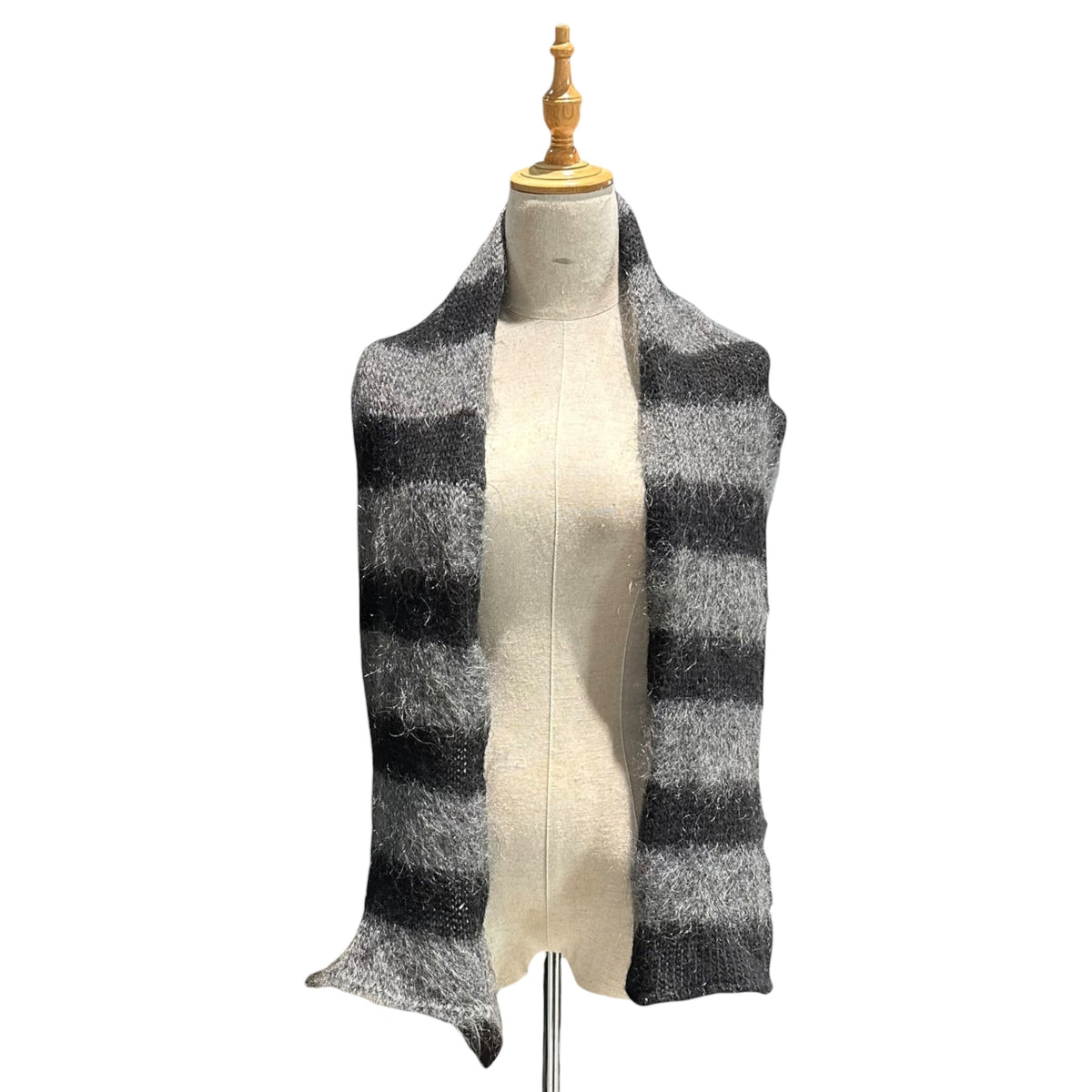 Maison Martin Margiela 99AW By Miss Deanna Scarf Black/Gray