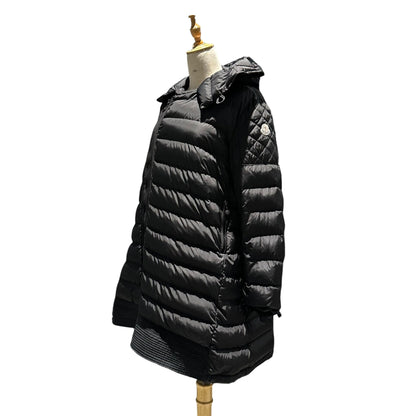 MONCLER GISELE Hooded Quilted Down Coat Size 2