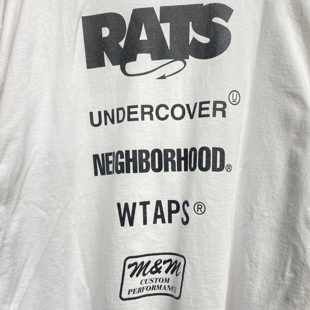 RATS 22SS FULL BLOOD 5NAME T-SHIRT Size XL