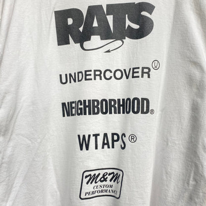RATS 22SS FULL BLOOD 5NAME T-SHIRT Size XL