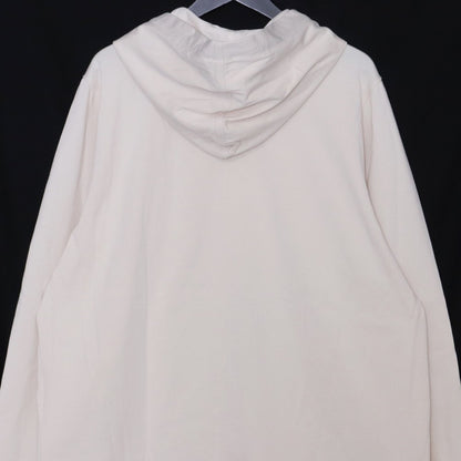 RICK OWENS 22SS Cotton Pullover Hoodie Ivory Size M