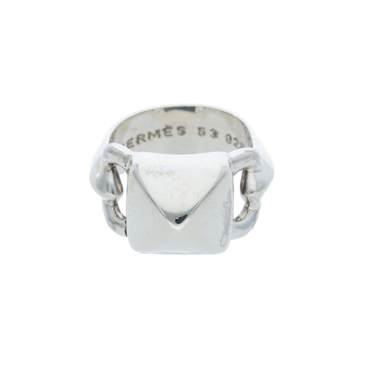 Hermes HERMÈS 2000s Silver Gold Ring 925