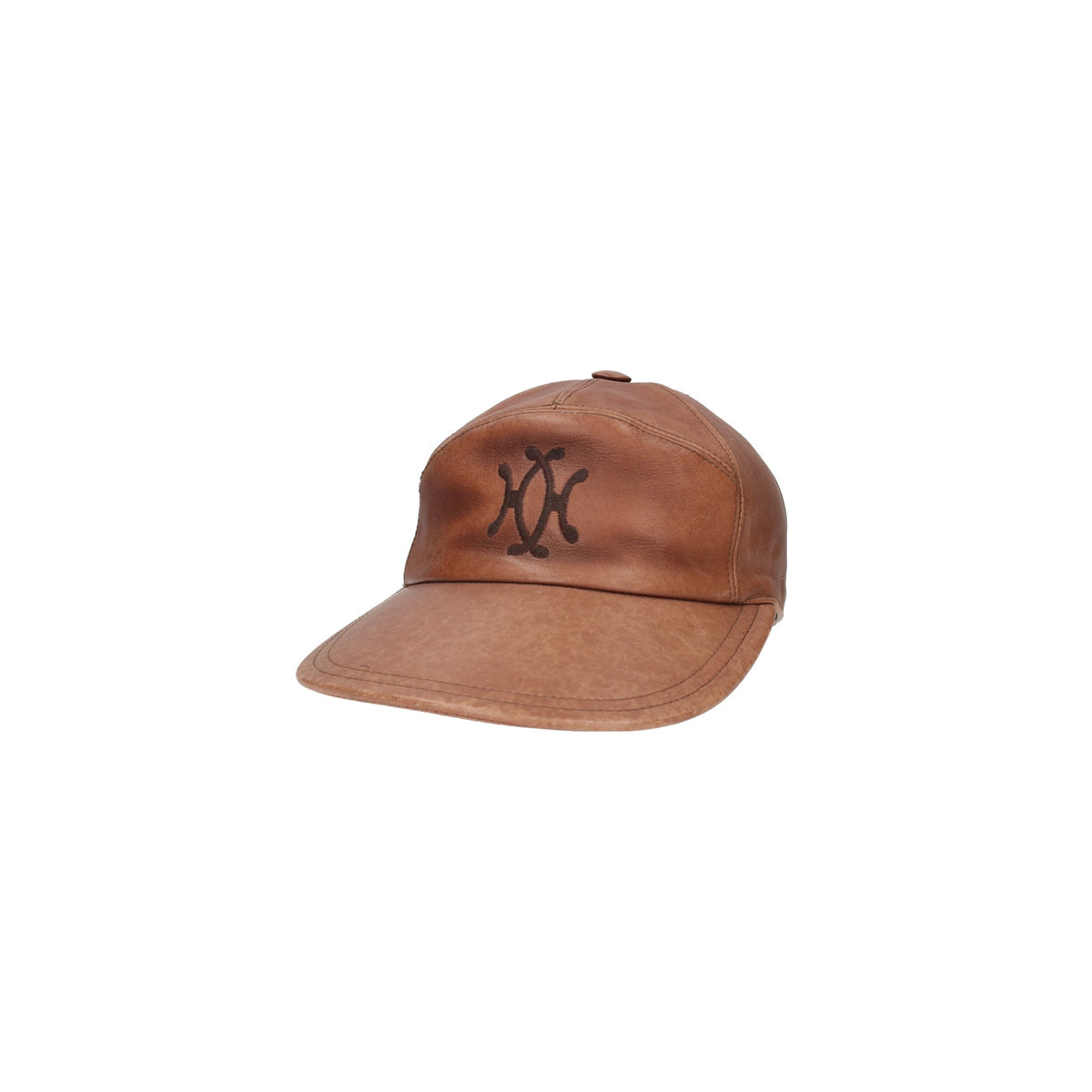 MOTSCHHERMES Cowhide Acetate Hat Brown
