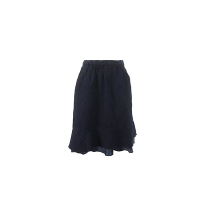 COMME des GARCONS 2008 S/S Polyester Skirt Navy Size SS