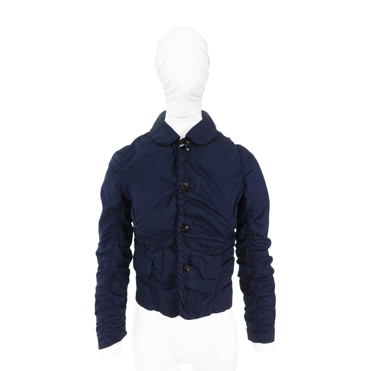 COMME des GARCONS 2010 S/S Cotton Long Sleeve Shirt Navy Size XS