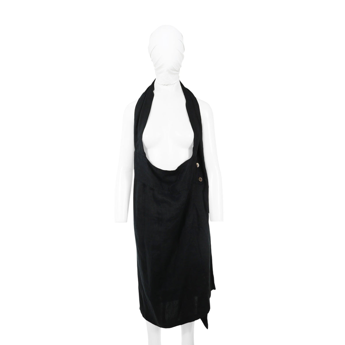 COMME des GARCONS Cotton Midi Skirt Black Size S