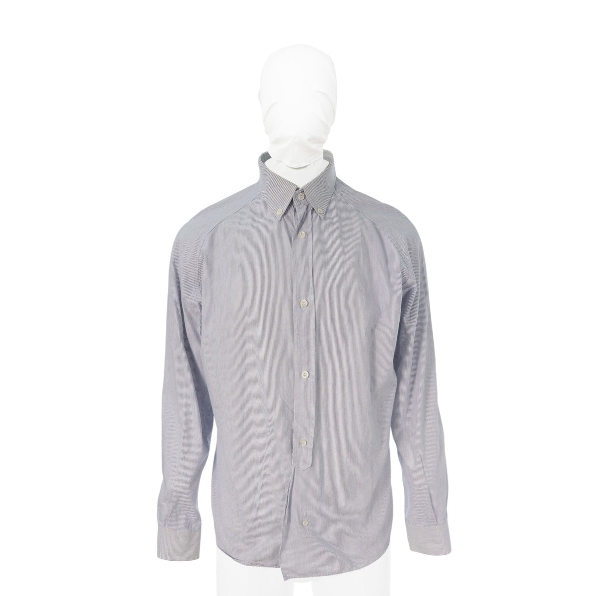 Maison Martin Margiela Long Sleeve Shirt White Navy