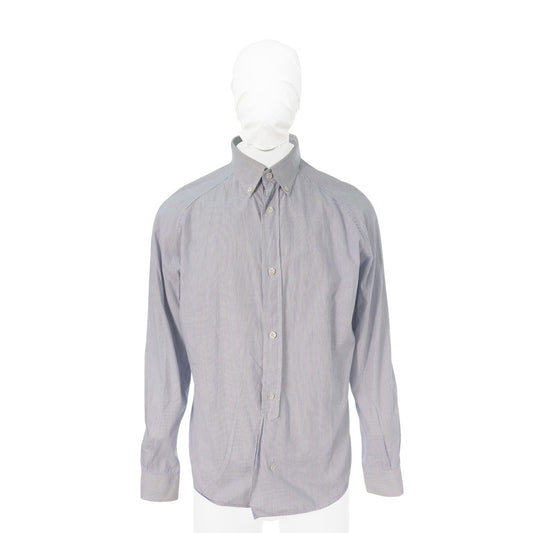 Maison Martin Margiela Long Sleeve Shirt White Navy