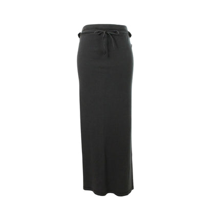 Maison Martin Margiela 94SS Cotton Midi Skirt Gray Size M