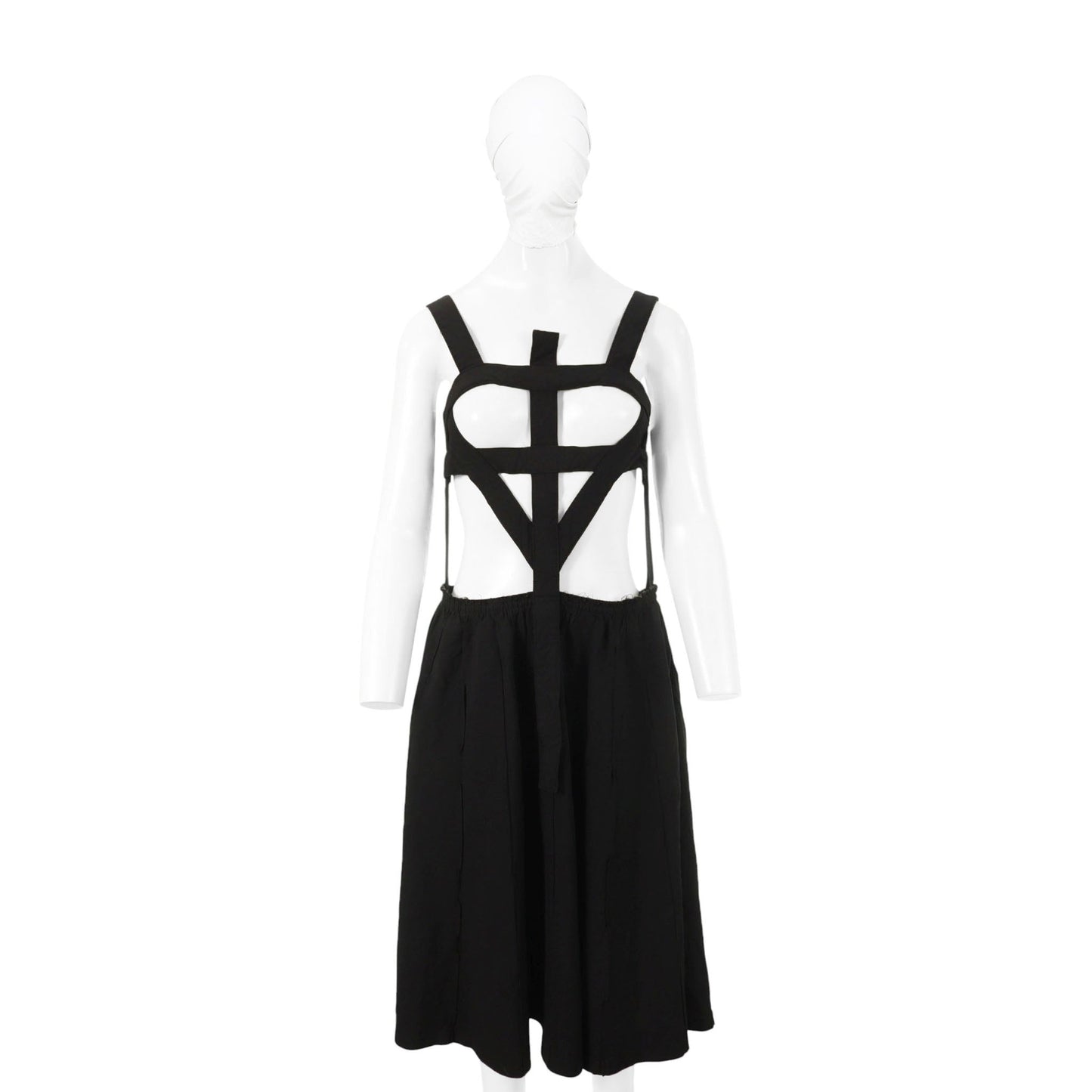 COMME des GARCONS 2014S/S Polyester Midi Skirt Size XS