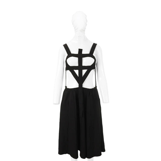 COMME des GARCONS 2014S/S Polyester Midi Skirt Size XS