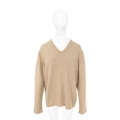 Maison Martin Margiela Knit Sweater Beige Wool Size XL