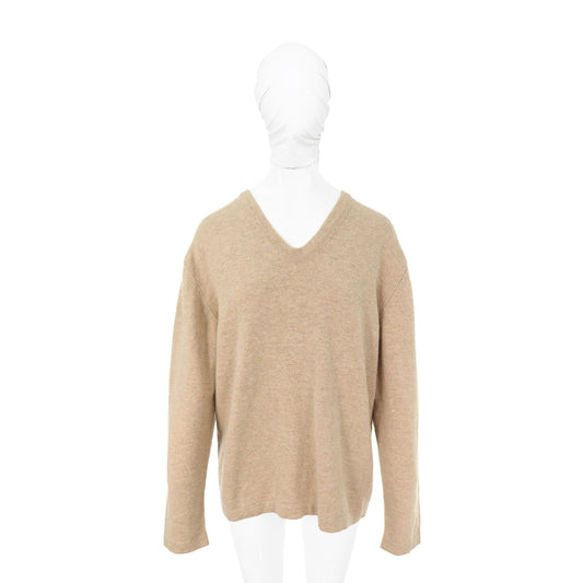 Maison Martin Margiela Knit Sweater Beige Wool Size XL