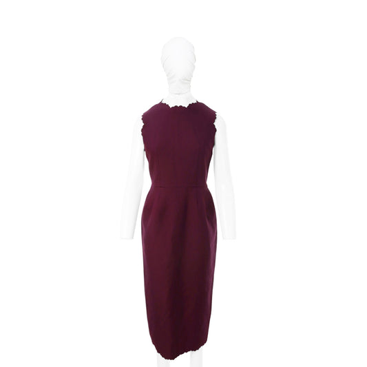 COMME des GARCONS 1998 A/W Purple Polyester Dress Size S