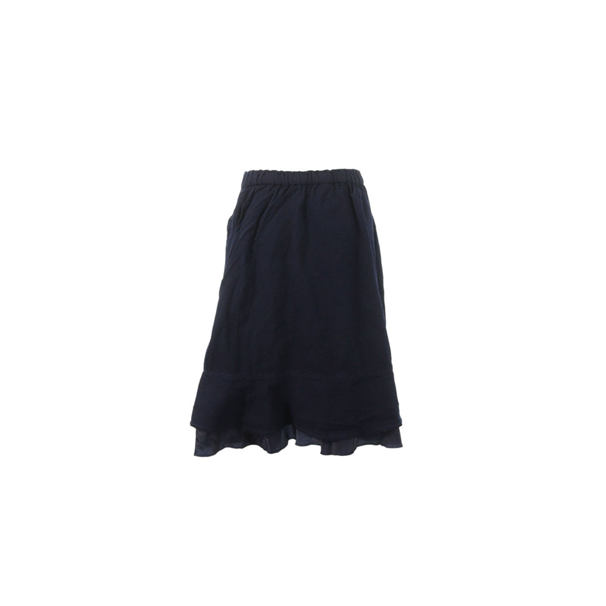 COMME des GARCONS 2008 S/S Polyester Skirt Navy Size SS