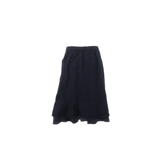 COMME des GARCONS 2008 S/S Polyester Skirt Navy Size SS