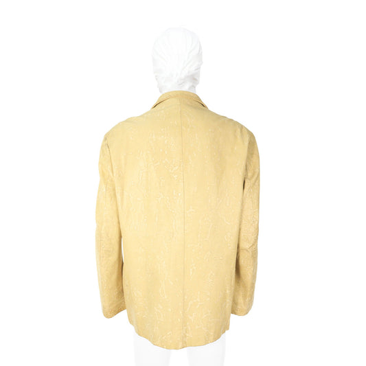 Yohji Yamamoto 2000 FW Leather Jacket Beige