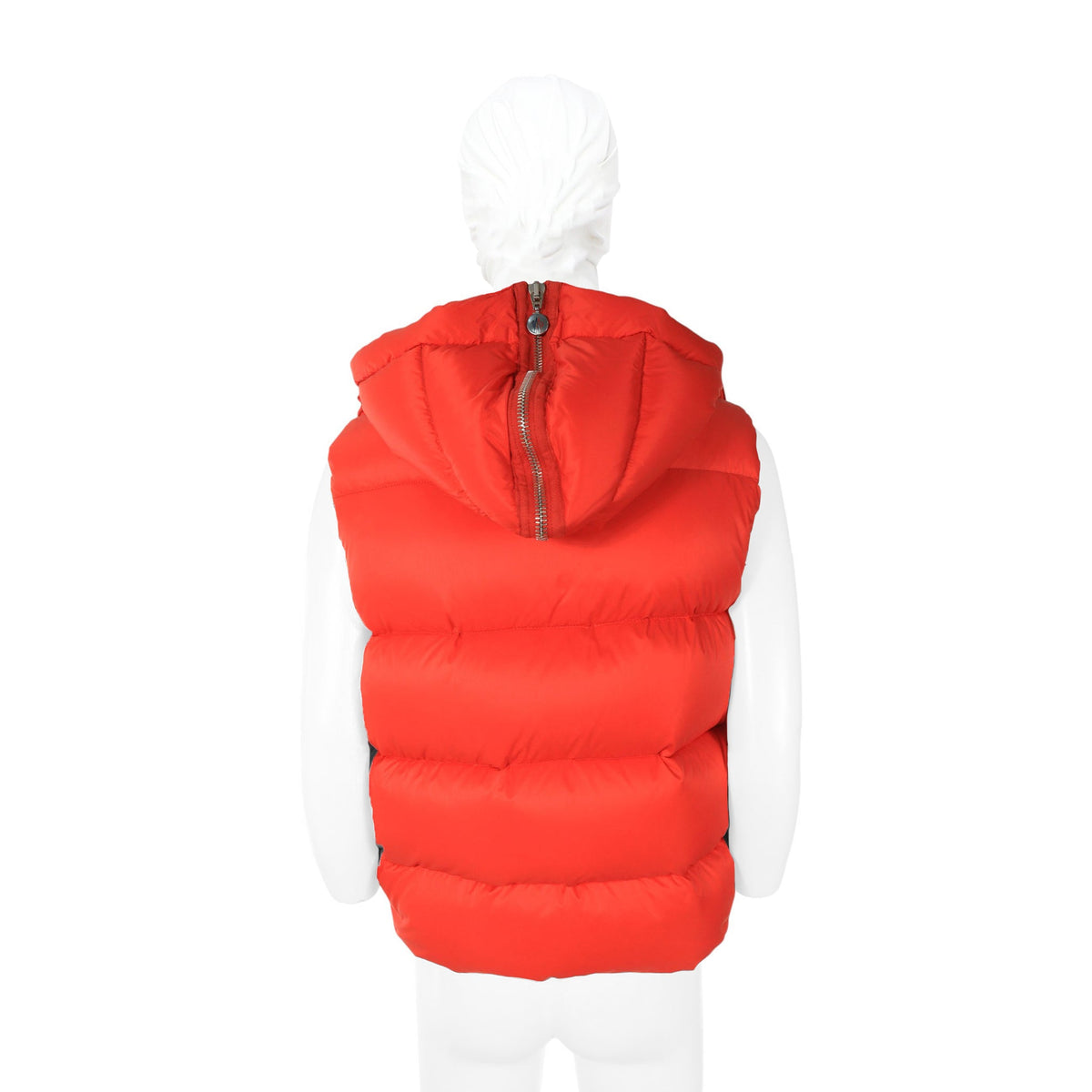 MONCLER Red Nylon Coat Size 50