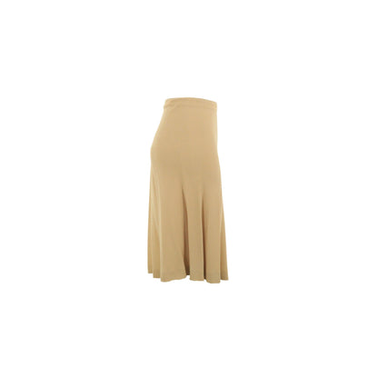 Maison Martin Margiela Beige Viscose Skirt Size 38
