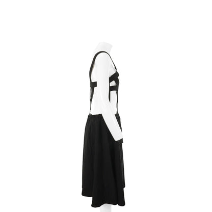 COMME des GARCONS 2014S/S Polyester Midi Skirt Size XS