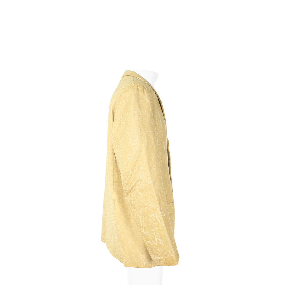 Yohji Yamamoto 2000 FW Leather Jacket Beige