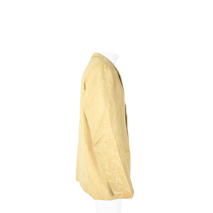Yohji Yamamoto 2000 FW Leather Jacket Beige