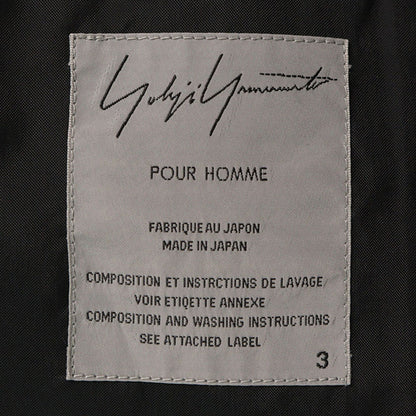 Yohji Yamamoto POUR HOMME 02SS Wool Jacket Size 3