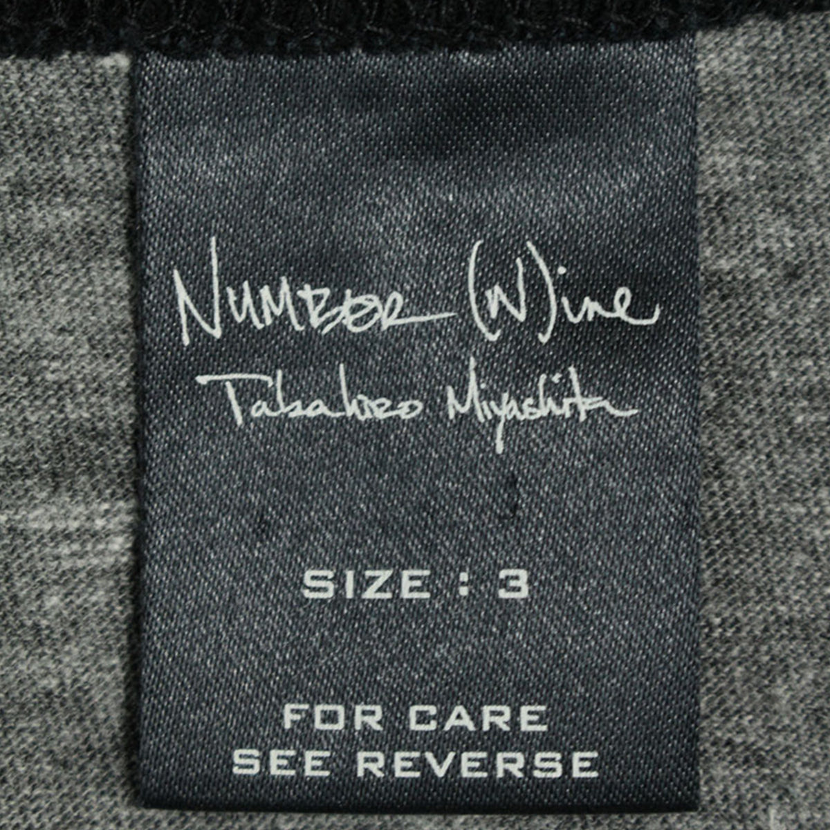 NUMBER (N)INE 2003 S/S~A/W Cotton Long Sleeve Shirt Multi Size 3