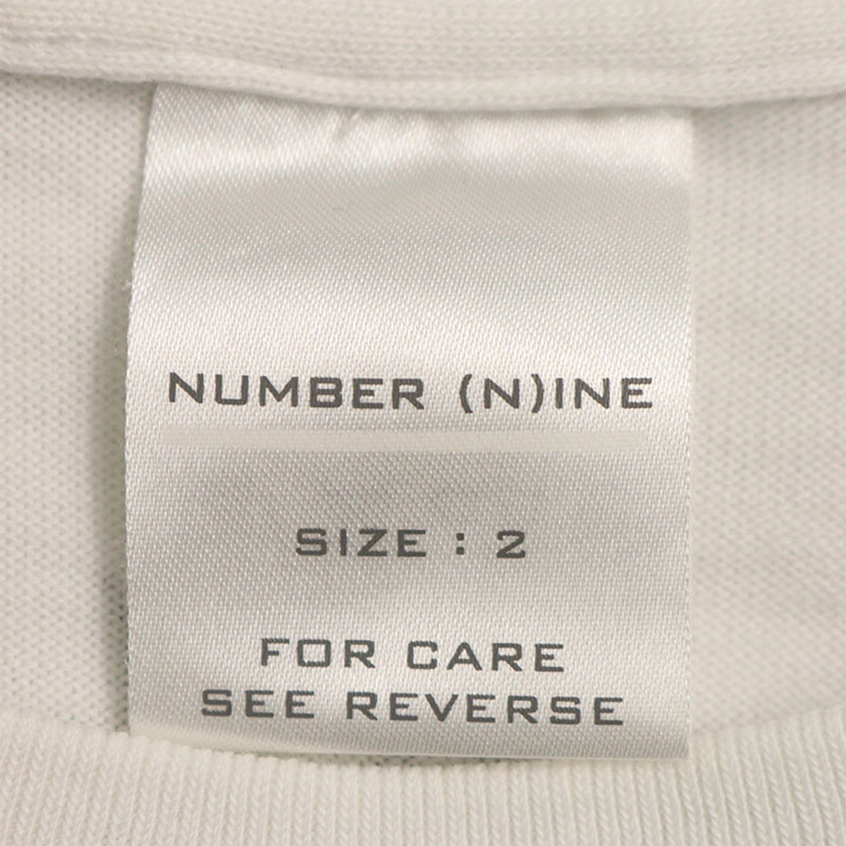 NUMBER (N)INE Cotton T-Shirt Multi Size 2