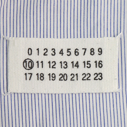 Maison Martin Margiela Long Sleeve Shirt White Navy