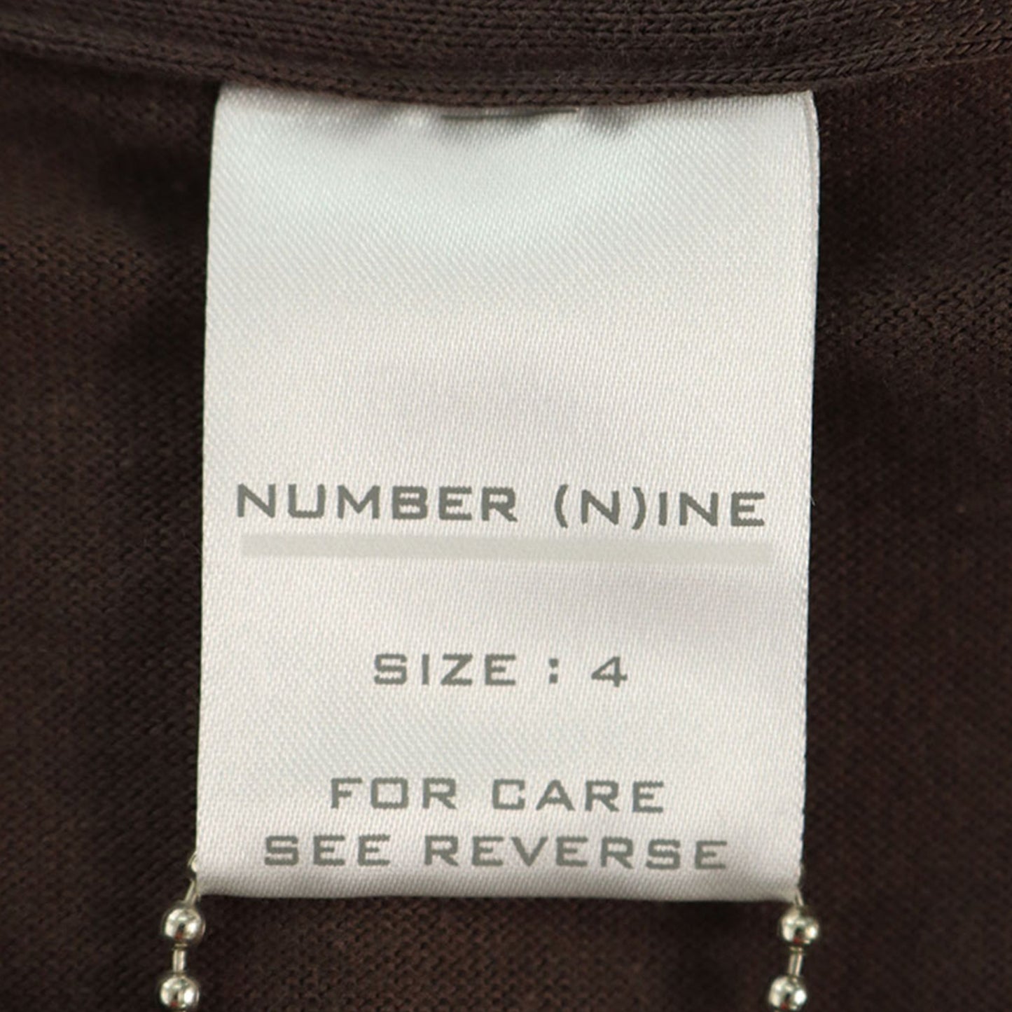 NUMBER (N)INE 2002 AW Cotton T-Shirt Multi Size 4