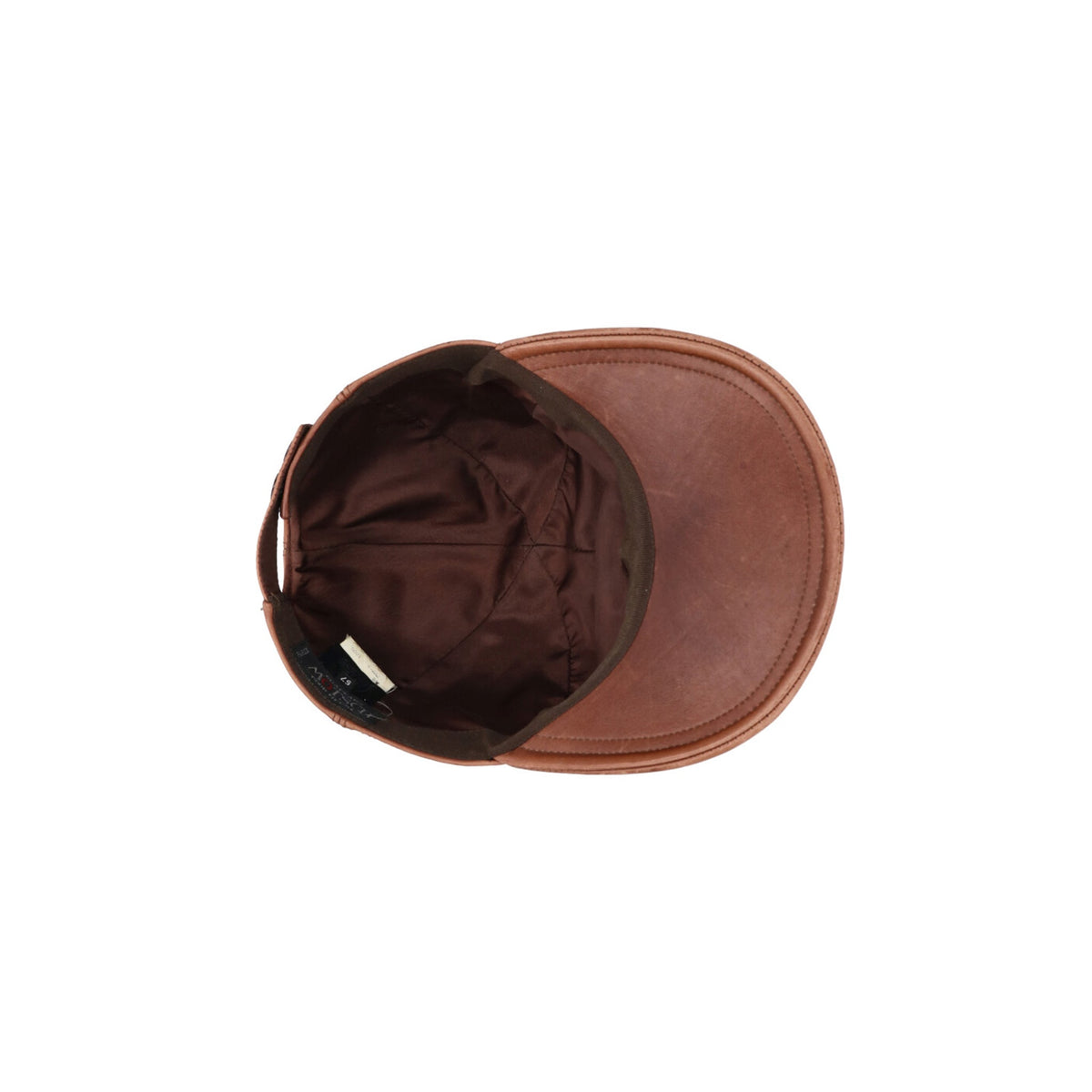 MOTSCHHERMES Cowhide Acetate Hat Brown