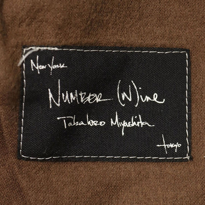 NUMBER (N)INE 2008 A/W Beige Cotton Pants Size 2