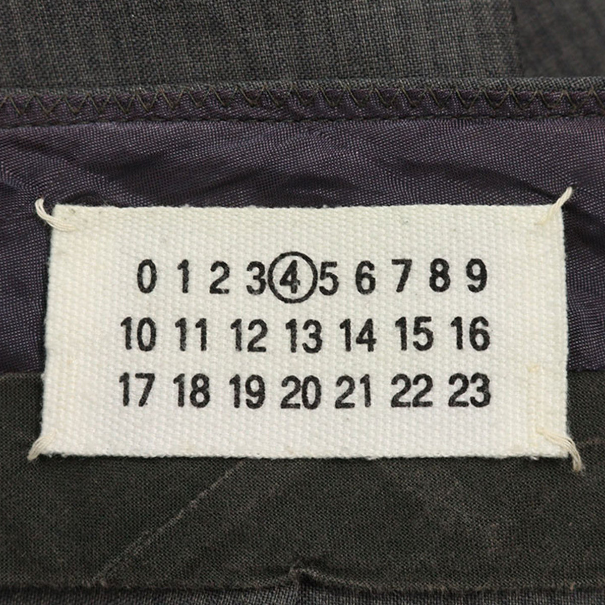 Maison Martin Margiela 2005S/S Wool Pants Gray Size 38
