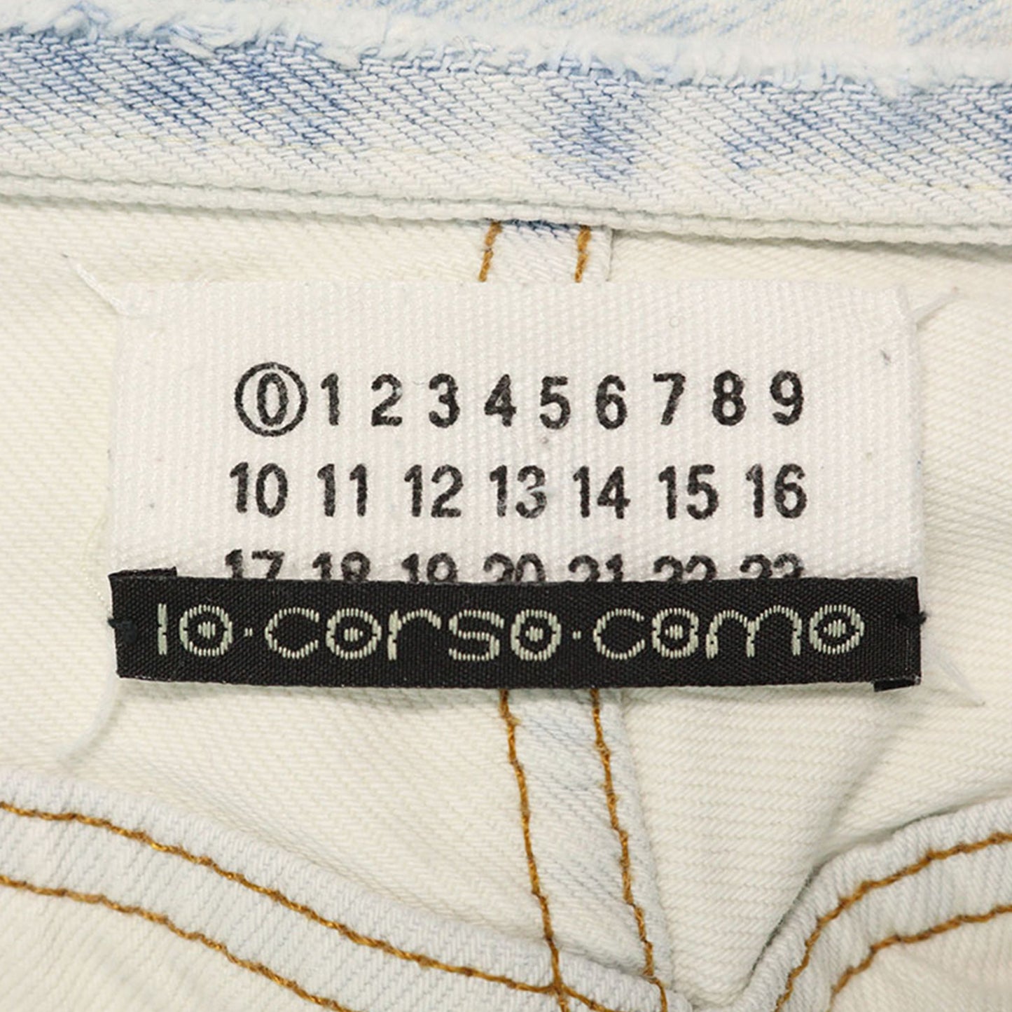 Maison Martin Margiela ⓪ Denim Jeans White Indigo Size 2
