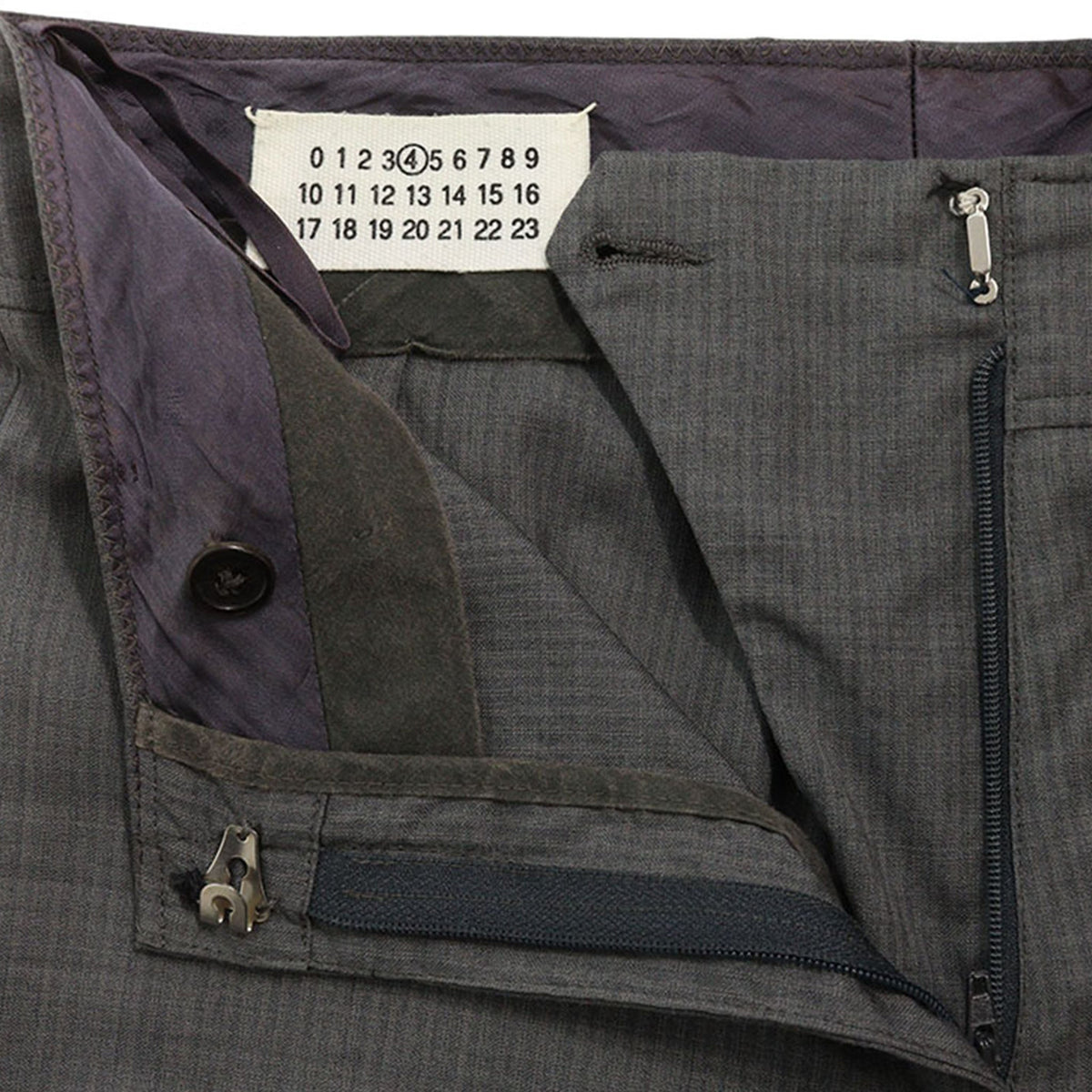 Maison Martin Margiela 2005S/S Wool Pants Gray Size 38
