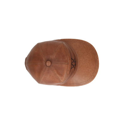 MOTSCHHERMES Cowhide Acetate Hat Brown