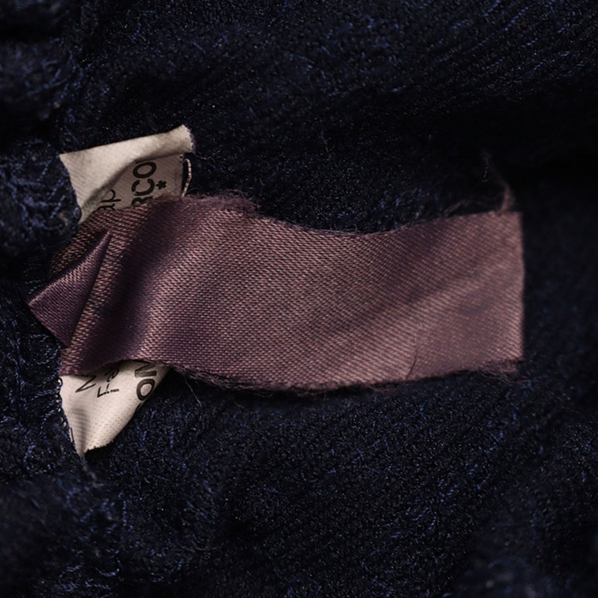 COMME des GARCONS 2008 S/S Polyester Skirt Navy Size SS