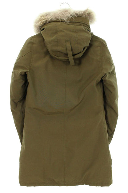 CANADA GOOSE BRONTE PARKA Fur Hooded Down Parka Green Size S