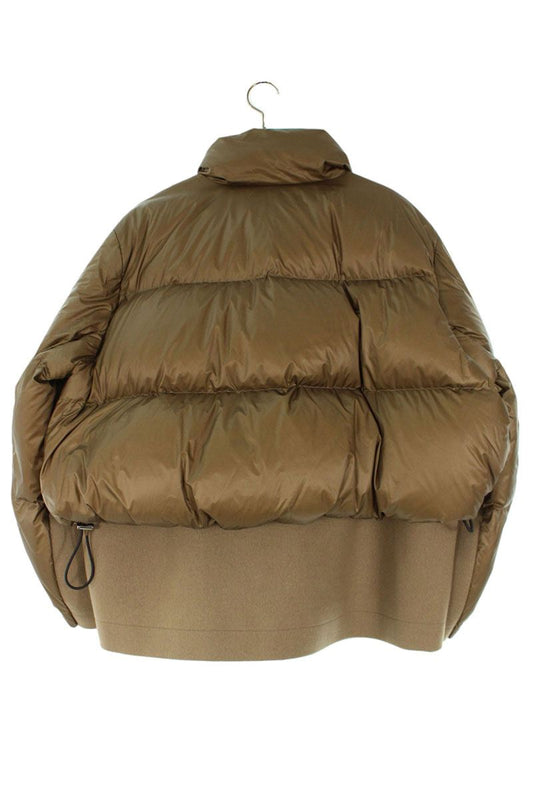 Sacai Padded Puffer Down Jacket Brown Size 2